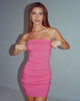 Abbildung Siria Bandeau-Kleid in Neon-Pink