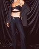 Abbildung der Marcia Flare Trouser in Schwarz