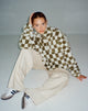 Image of Nero Jacke in kariertem Salbei
