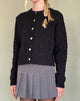 Image of Abelia Kabelstrickjacke in Schwarz