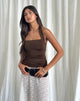 Bild von Adora Neckholder-Top in Slinky Chocolate