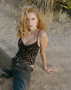 Image of Alcesta Top aus Flocknetz Rar Leopard