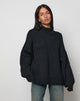 Image of Amato Pullover in Übergröße in Schwarz