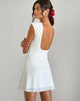 Abbildung Ambu Mini Dress in Floral Lace Ivory