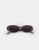 Image of Ovale Sonnenbrille Ametra in opakem Lila