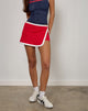 Image of Andeci Sport Skort in Rot mit weißer Bindung