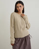 Image of Anitra Strickjacke aus Kabelstrick Beige