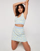 Bild von Riani Minirock in Baby Shroom Blau und Gelb