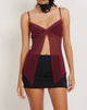 Bild von Ariela Butterfly Top in Burgundy