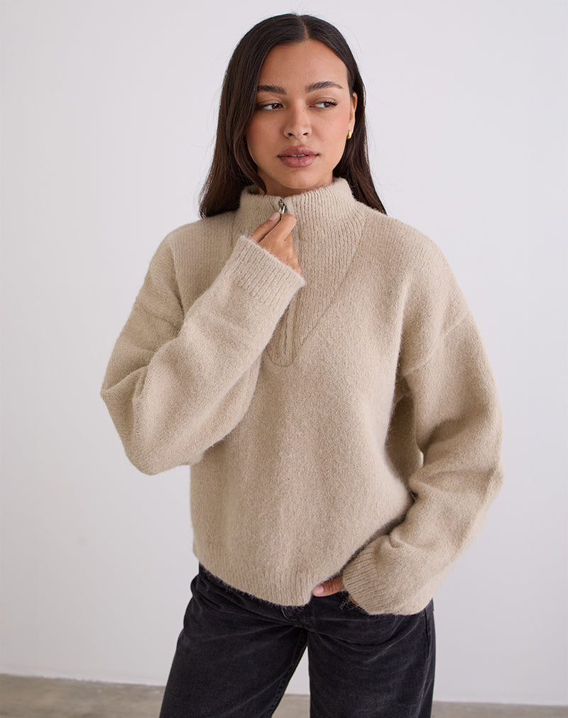 Image von Atine Pullover in Hafermehl