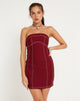 Image of Baladis Minikleid in Tailoring Redwood