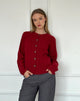 Image of Bavana Strickjacke in Tiefrot
