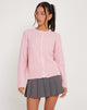 Abbildung der Bavana Strickjacke in Rosa