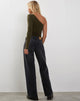 Image von Bayge One Shoulder Top in Olive