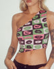 Bild von Bayva Crop Top in Lips Green
