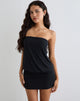 Bild von Belia Minikleid mit Cinch-Taille in Schwarz