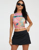 Abbildung von Bika Vest Top in Multi Blur Orb Yellow