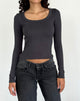 Image of Binlo Extra langärmeliges Top in Black Forest