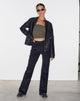 Image of Bootleg Jeans in Cord Klassisch Schwarz