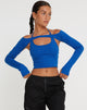Bild von Brandy Crop Top in Kobalt