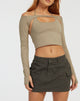 Bild von Brandy Langarm-Top in London Fog