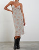 Bild von Camelia Mid Dress in Ditsy Rose Cluster