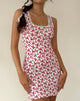 Image of Camina Kleid in Summer Strawberry Off White