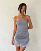 Bild von MOTEL X JACQUIE Carlie Bandeau Mini Dress in Slinky Grey