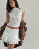 Abbildung des Carlota Minirock in Crinkle White