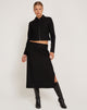 Abbildung der Carson Cropped Jacket in Schwarz