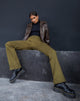 Abbildung der Jopan Hose in Twill Dark Olive