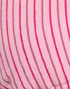 Streifen Frottee Rosa