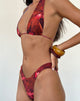Bild von Cerry Bikinioberteil in Rot Hibiskus