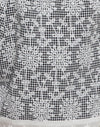 Broderie mit Blumenmuster Schwarz