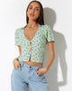 Abbildung von Chu Top in Lime Floral