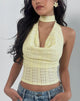 Image of Chupa Top aus Broderie-Blütenspitze Lemon