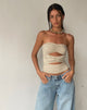 Bild von MOTEL X JACQUIE Dayu Bandeau Crop Top in Coconut Milk