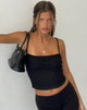 Image of Deska Cami Top aus Spitze Schwarz