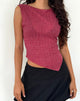 Bild von Etta Vest Top in Burgundy