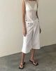 Bild von Saomy Longline Shorts in Weiß