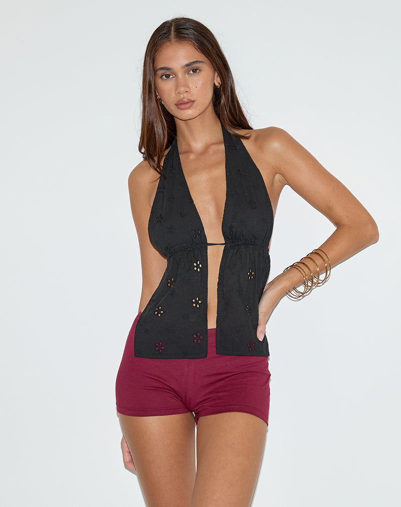 Image von Eunia Short in Burgundy