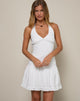 Bild von Felicia Mini-Kleid mit Neckholder aus Häkelspitze Weiß