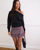 Bild von Gayani Ruffle Rock in Stripe Polka Plum