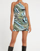 Image of Giori Minikleid in Zebrablau