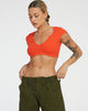 Bild von Guanna Crop Top in Rot