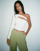 Bild von MOTEL X OLIVIA NEILL Haimi Top in Rib Star Weiß