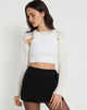 Bild von Hantaro Bolero Top in Elfenbein