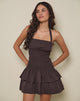 Image of Herais Minikleid mit Rollkragen in tiefem Mahagoni
