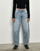 Bild von High Rise Barrel Jean in Bleu