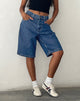 Bild von Low Rise Skater Shorts in Core Blue Stone